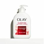 Duo Nettoyant visage clarifiant Olay à la niacinamide 473 ml + Olay Regenerist Nettoyant Visage Détoxifiant Exfoliant Pores, 150 ml